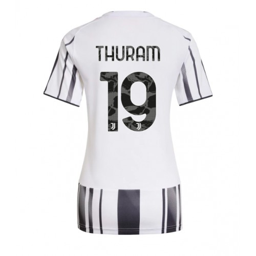 Stroje piłkarskie Juventus Khephren Thuram #19 Koszulka Podstawowej dla damskie 2025-26 Krótki Rękaw